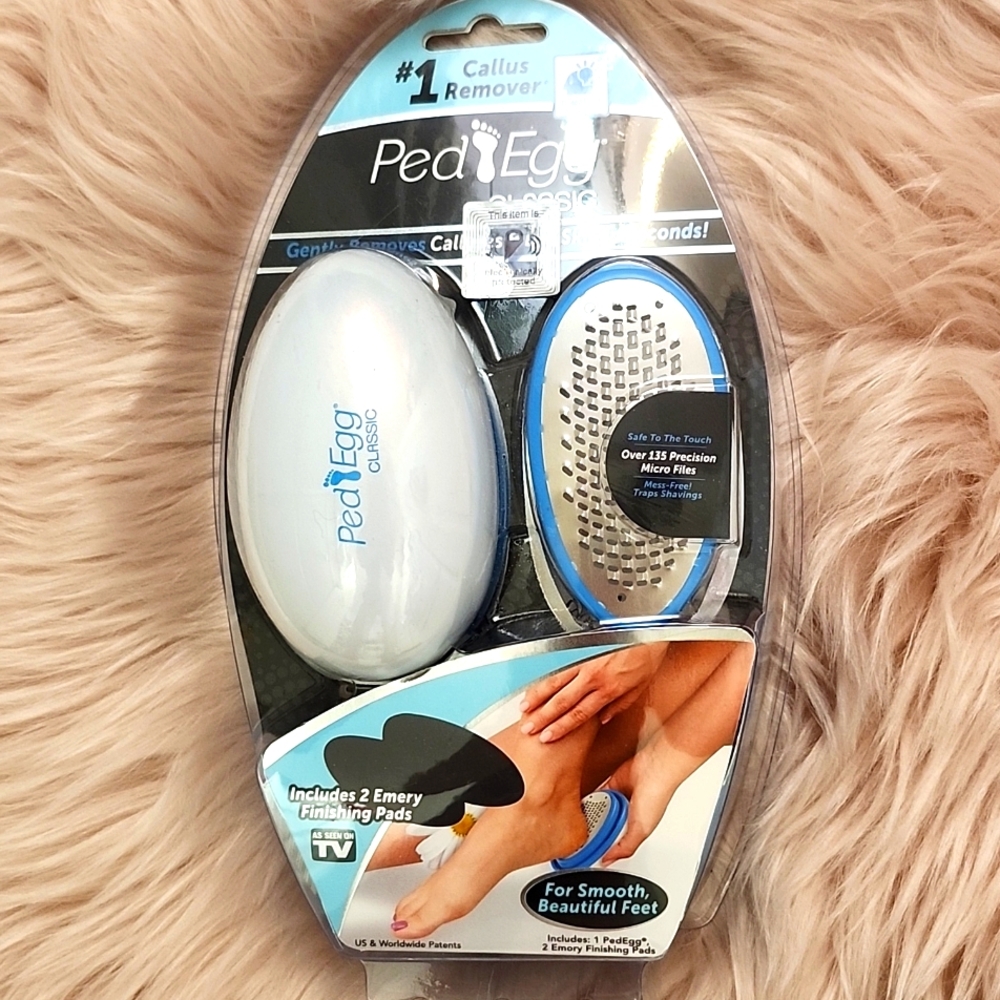 AS SEEN ON TV!! Brand New Ped Egg CLASSIC ULTIMATE FOOT FILE